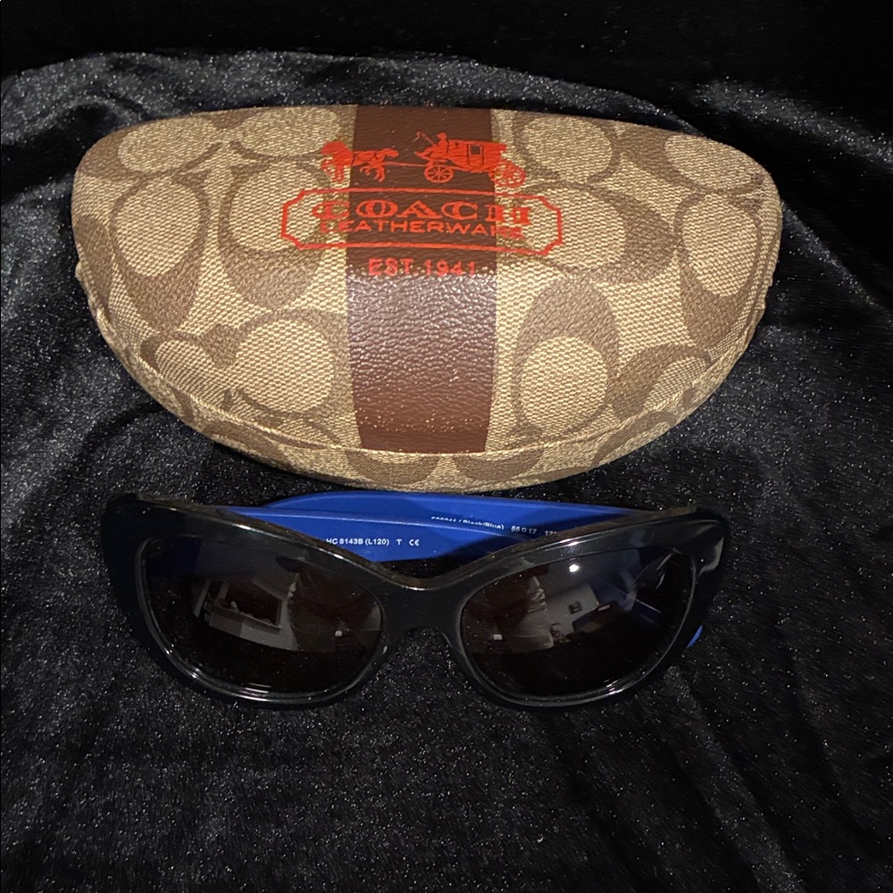 Coach Brown and Black Sunglasses Set
